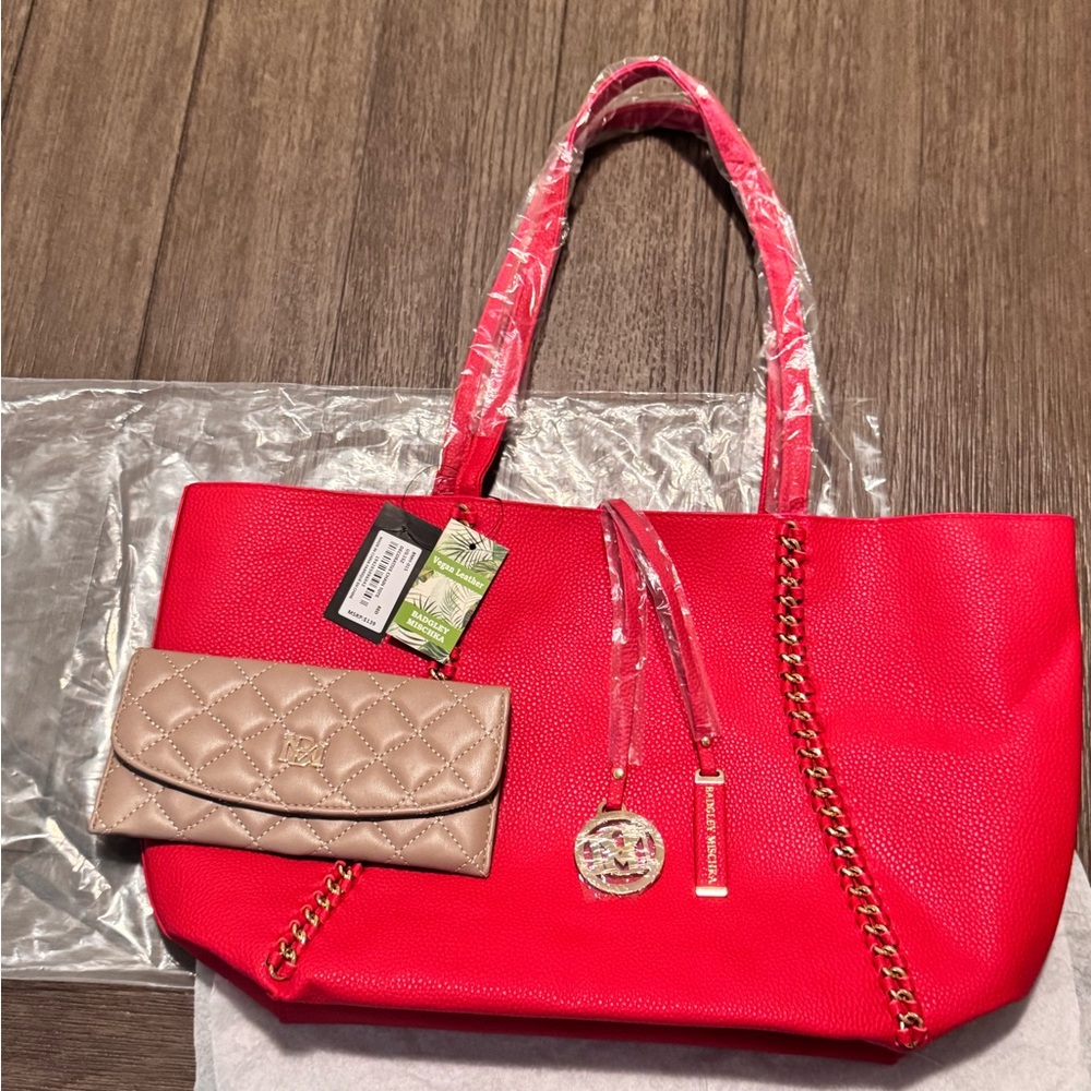 Badgley Mischka Tote and Wallet